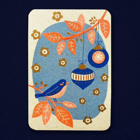 Winter Greeting Card - Envelope Set - Little Bird