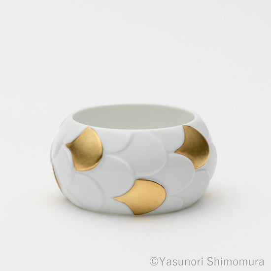 Aritayaki bangle No.1 | gold scales