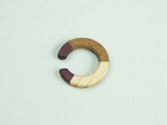 Marquetry ear cuff
