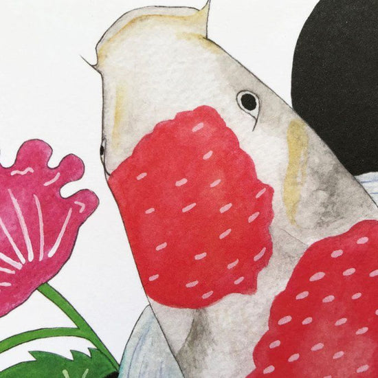 Feeling Japan A4 Poster -Carp and Shadow