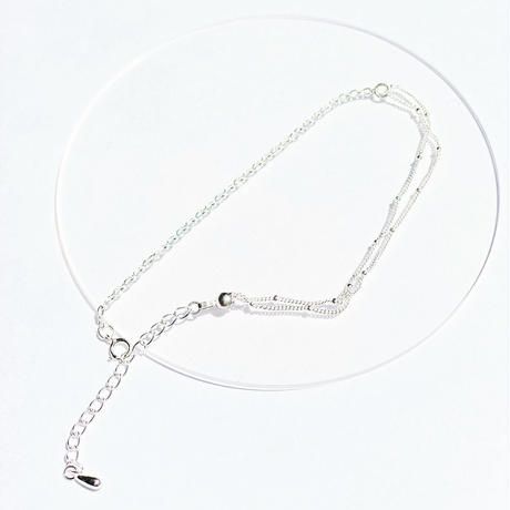 Silver Dot Chain Anklet