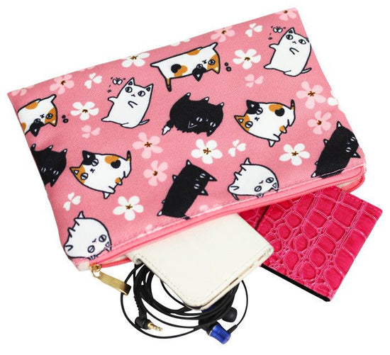 3 cats and 3 brothers flat pouch