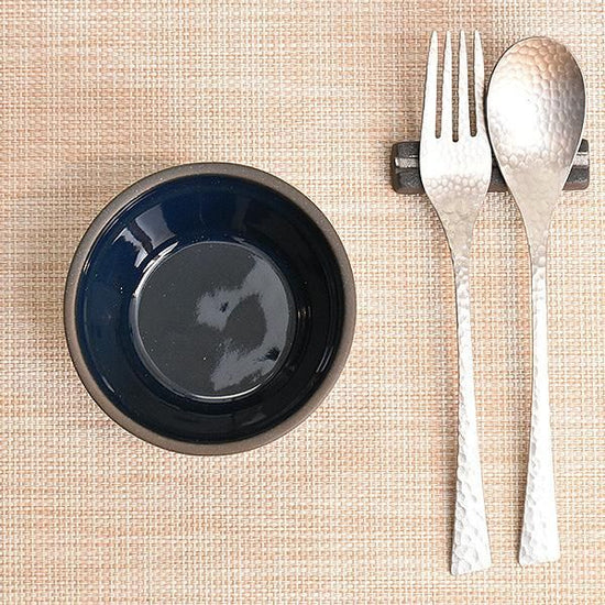 Navy Soufflé, Blue Color, Western Tableware, Ovenware Soufflé, Made in Japan, Minoyaki, Oven OK, Cafe Style, Stylish