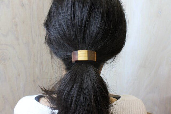 Marquetry hair cuffs