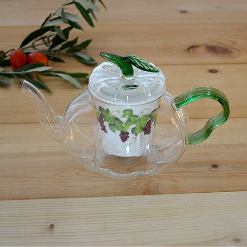 [Pumpkin Pot (Green) (Western & Japanese Pattern Series)