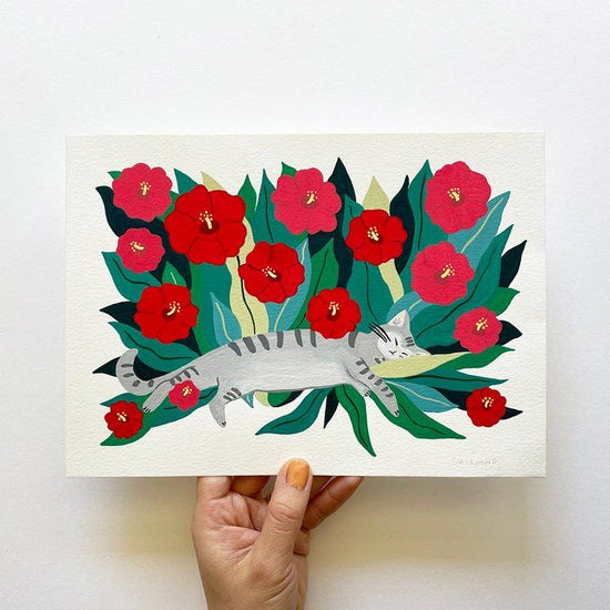 Original painting -Cat&