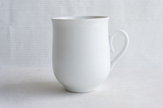 Round bottom mug (celadon/white porcelain)