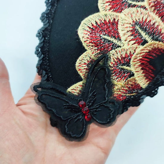 ◆ peacock and butterfly drop headdress 1.