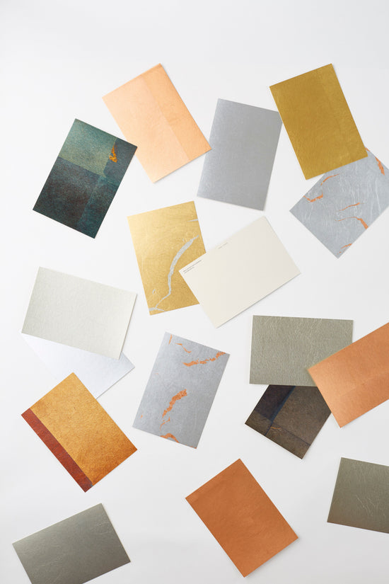 Foil postcard