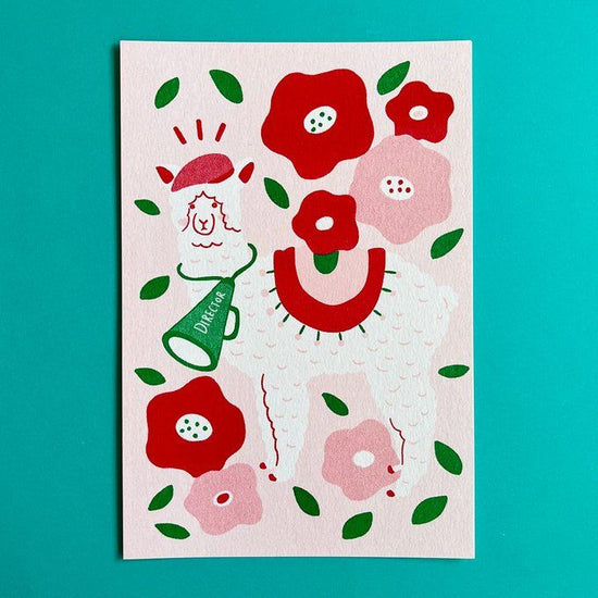 Greeting Card Envelope Set - Alpaca the Movie Director