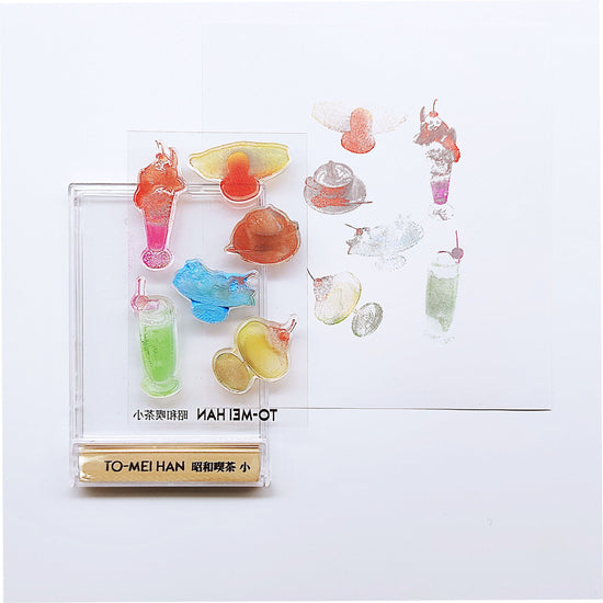 Showa Cafe Small -Super Reproduction Clear Stamp TO-MEI HAN