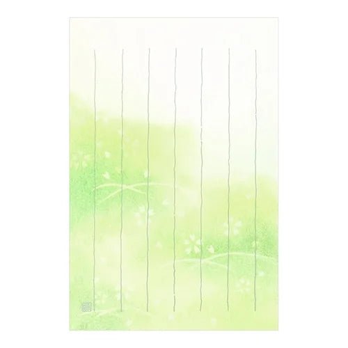 MIDORI Postcard Letter Pad – Hana-Asagi
