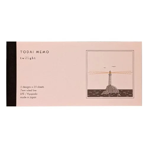 LIFE Kyupodo Lighthouse Memo Pad – Dusk