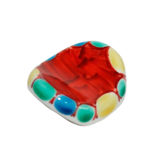 [Eisyou] Oval chopstick rest with red dots