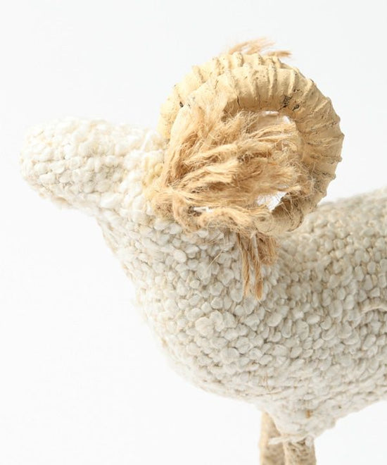 Fabric Animal Sheep Object (White Boucle) M68-2435WH