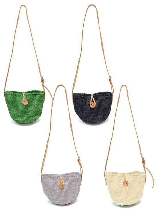 Sisal pochette (plain) size S (4 colors)