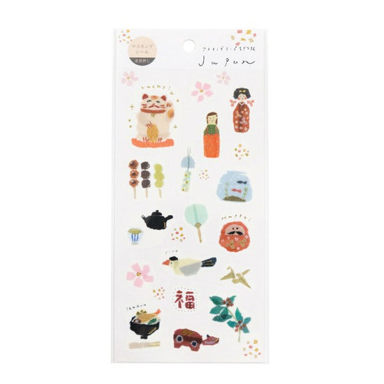 Masking Stickers – Miki Tamura – Japon Series – Gold Foil