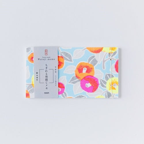 Shogado Memo Pad –neon– Japanese Stitched Tear-off Style, 50 Sheets