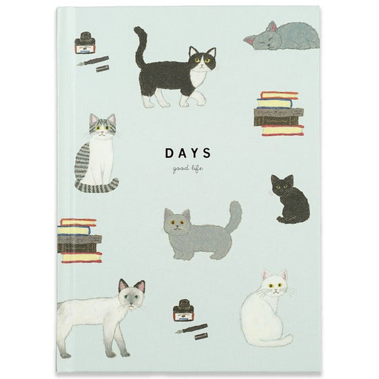 [Greeting Life] Diary with Different Illustrations on Each Page / Cat