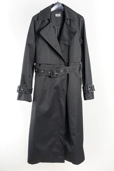 Piping Trench Coat (Black)