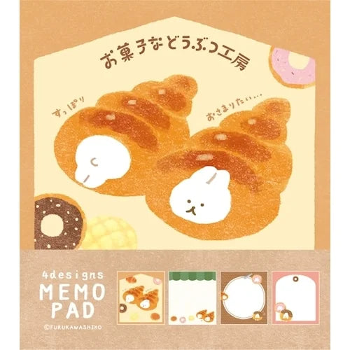 Furukawa Shiko Memo Pad – Tucked-In Rabbit
