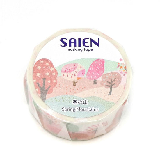 SAIEN 마스킹 테이프 - 봄의 산