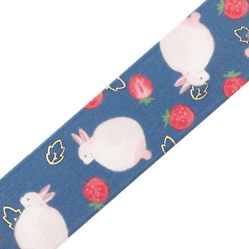 BGM Masking Tape – Rabbit Kingdom: Strawberry Daifuku Design
