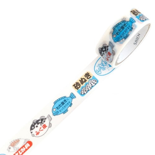 카미이소 산쇼 마스킹 테이프 사이엔 15mm×3m – Creatures