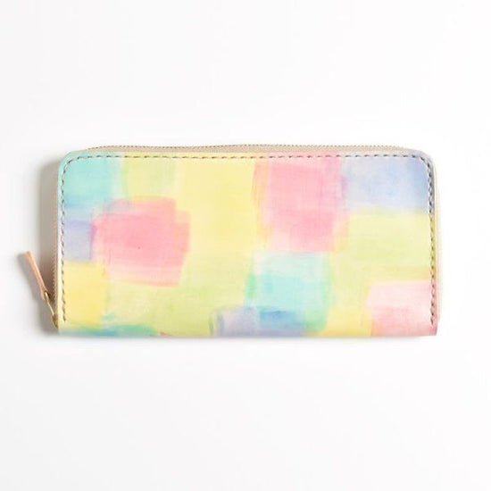 Princess Pastel No.251 (round zipper long wallet)