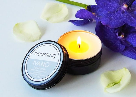 IVANO Travel Soy Candle beaming