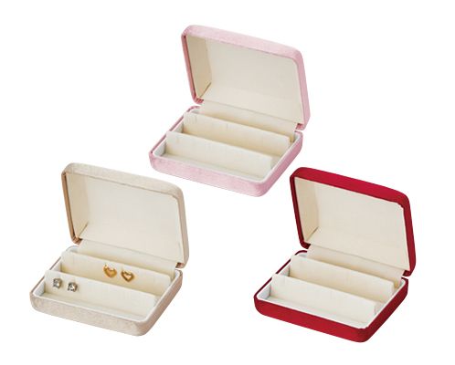 Pierced earrings travel jewelry case, pack of 12 AR-102