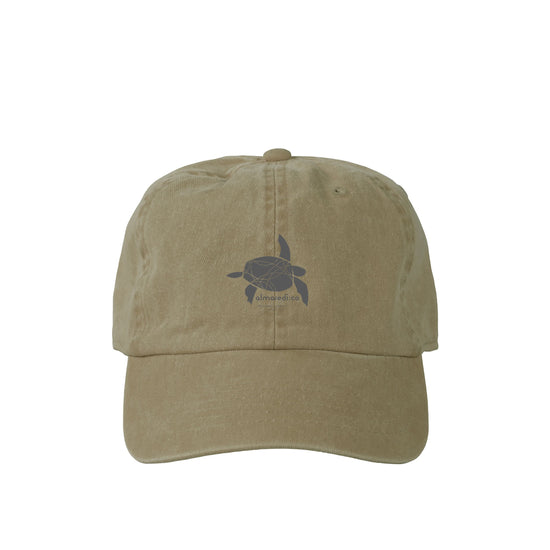 Pigmented cap khaki "Sea turtle