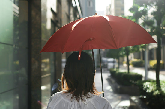 Cotton Lawn Shade Women Folding Umbrella 50cm 8 Bones