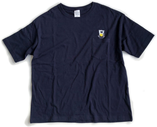 Embroidered T-shirt Navy