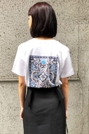 Jacquard Print T-shirt (White)