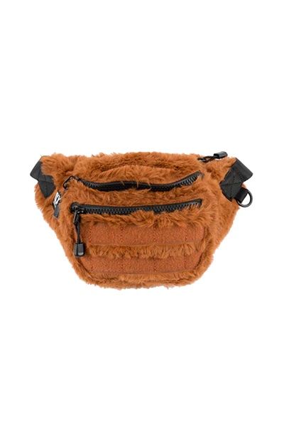 Fur Waist Bag (Beige)