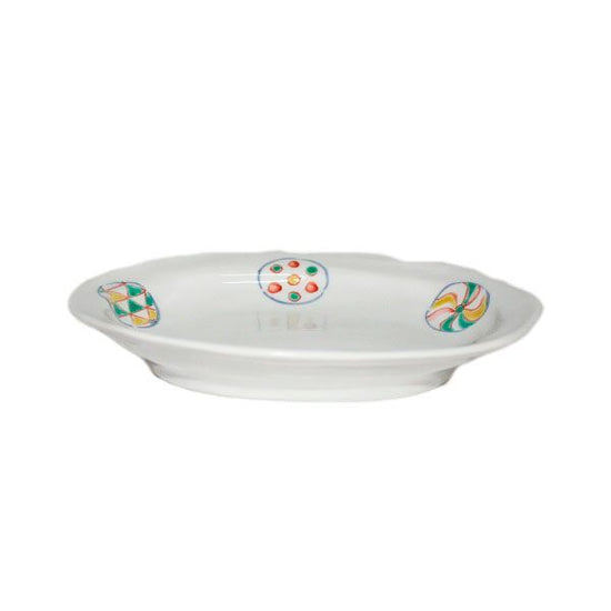 [Eisyou] Rounded pattern 6" oval dish