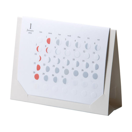 Reservation》Filling of the Moon Calendar Michiru mini 2026 Edition Desktop Calendar