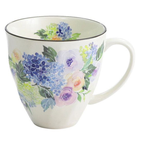 Flower Tone Mug Blue (03945)