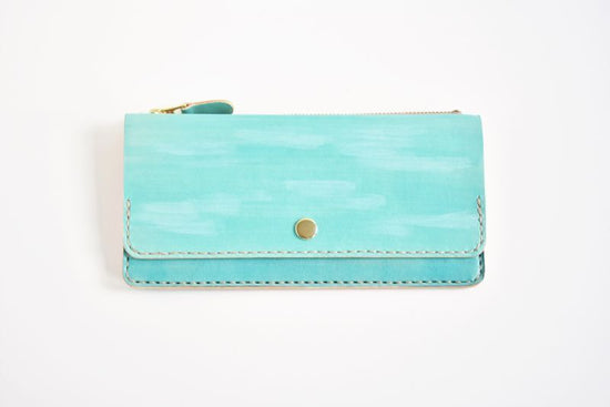 Sky blue No.102 (light long wallet)