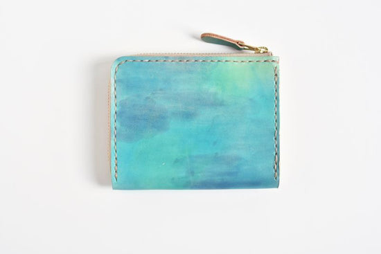 Under the Sea No.267 (L-shaped zipper mini wallet)