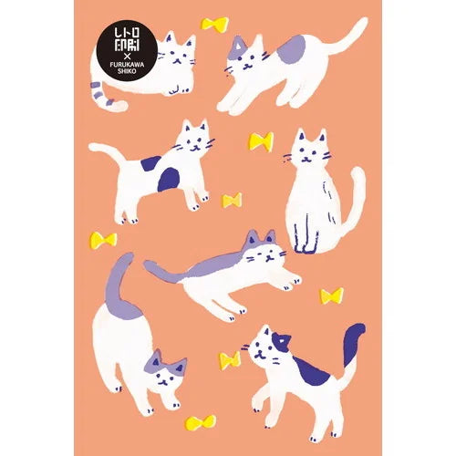 Furukawa Shiko Retro-Print Postcard – A Gathering of Cats