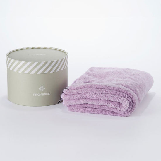 [mofumo]Night care towel for beautiful hair color:Berry (light purple)