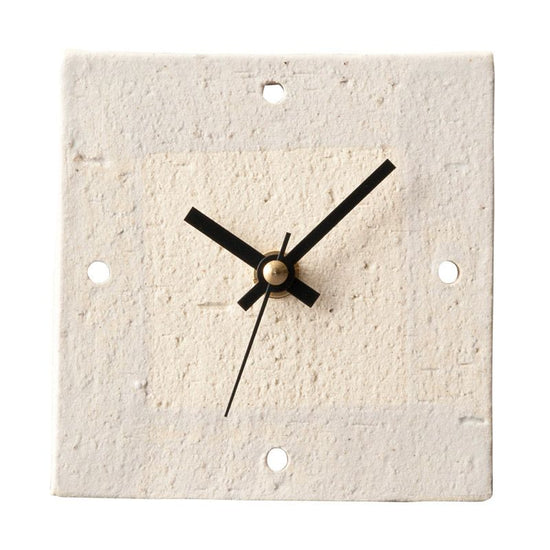 Clay Table Clock