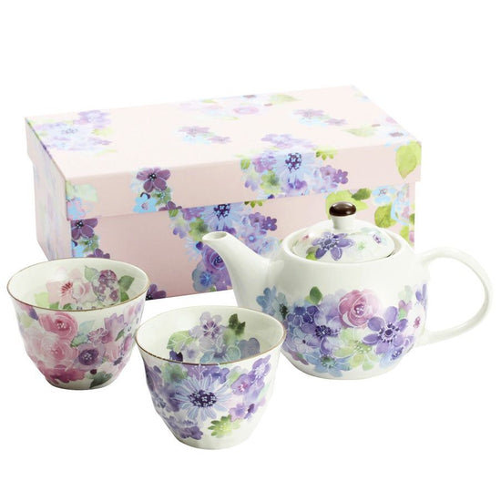 Hana Kobo Pair Pot Tea Container (01467)