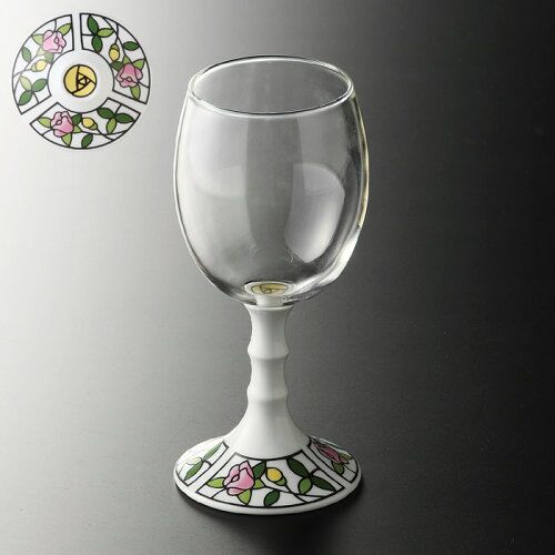 Wine glass [Arita Roman wine glass "Vitello (rose)