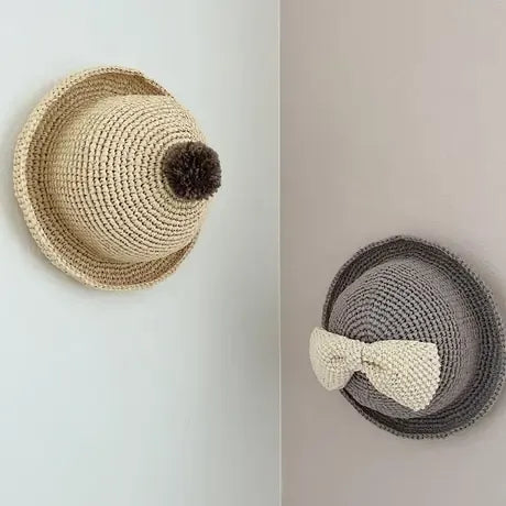 Bowler Straw Hat Lsize(52cm)