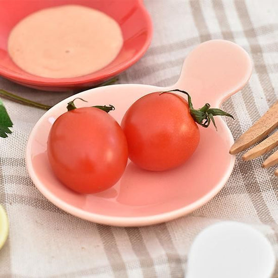 Dip Tray Pink Peach Western Tableware, Small Dish, Petit Bowl, Made in Japan, Minoyaki, Stylish, Modern