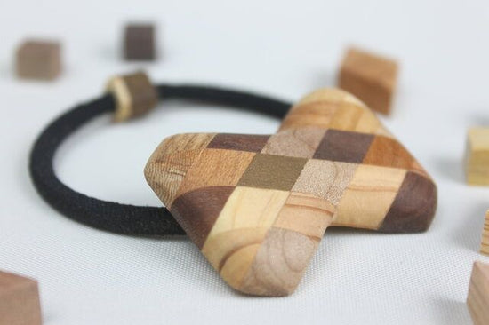 Marquetry Ribbon Hair Bands