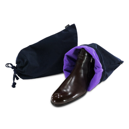 Boot Bag (Navy Blue × Purple)